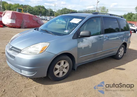 2004 Toyota Sienna Le z USA, uszkodzony, nr VIN 5TDZA23C14S022565